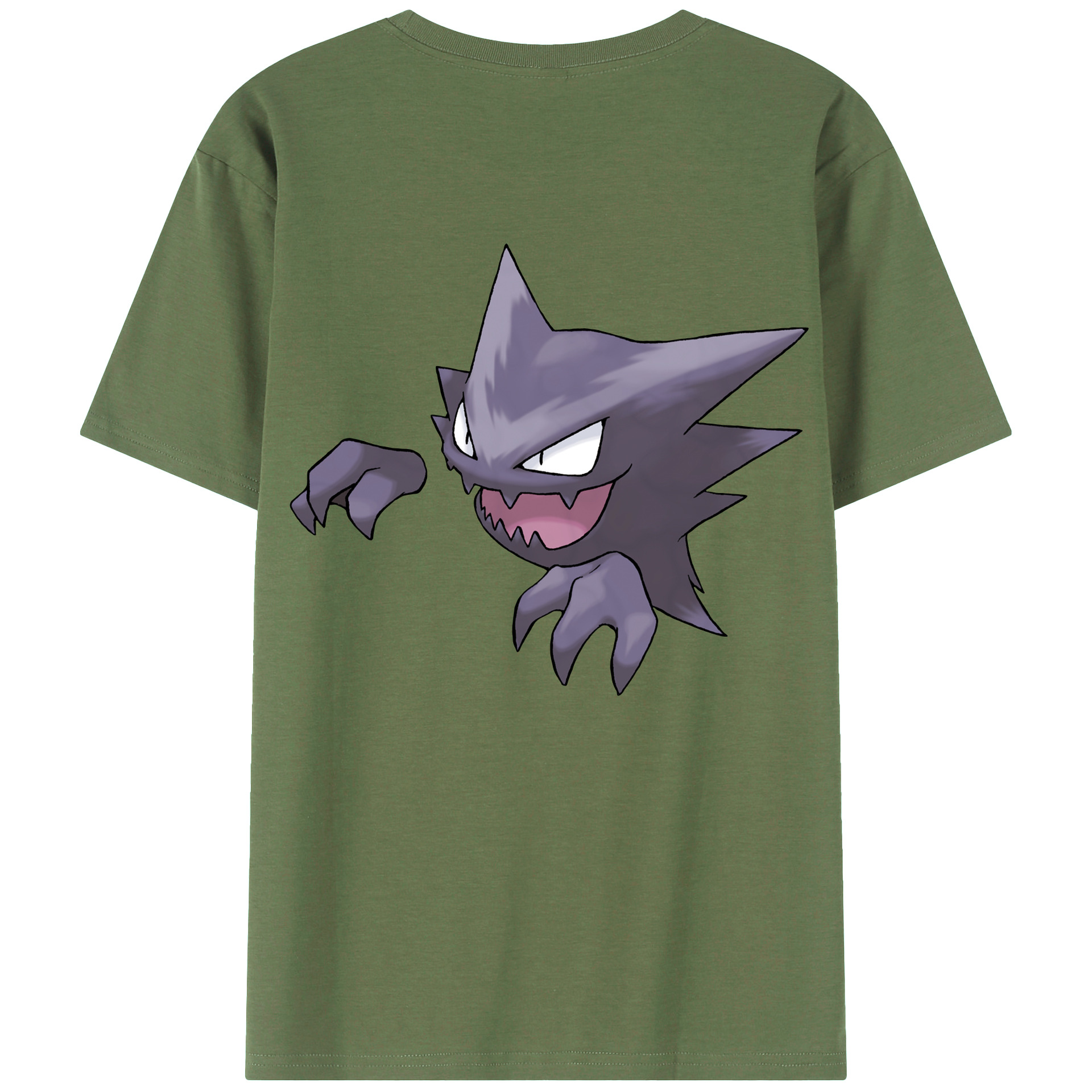 （画像用） ポケットモンスター Pokémon 綿100％ メンズ半袖Tシャツ（バックプリント） 通気性